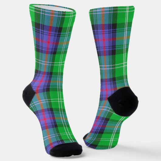 Clan Sutherland Tartan Socks Socken (Gewinkelt)