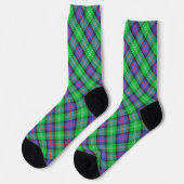 Clan Sutherland Tartan Socks Socken (Linkes Detail)