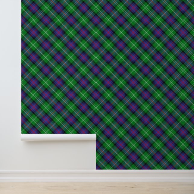 Clan Sutherland Tartan Tapete (Anwendung)