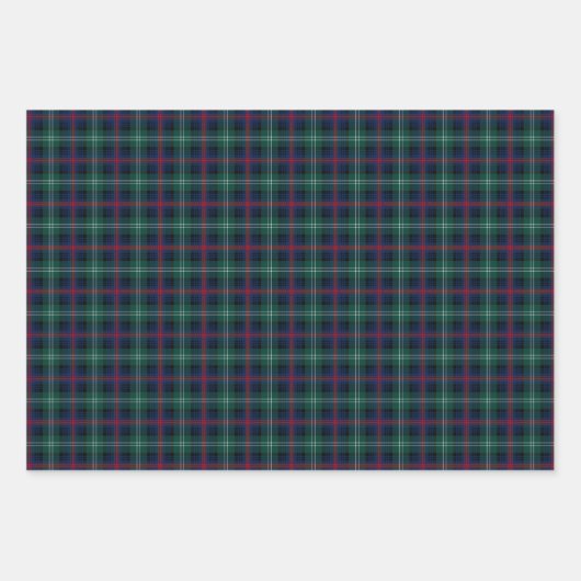 Clan Sutherland Tartan Variationen Geschenkpapier Set (Vorderseite)
