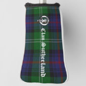 Clan Sutherland Wappen & Tartan individuell anpass Golf Headcover (Rotieren 90)