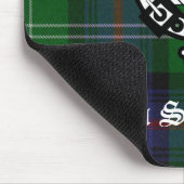 Clan Sutherland Wappen & Tartan Mousepad (Ecke)