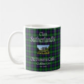 Clan-Sutherlands alter Dunrobin Schloss-Kaffee Co. Kaffeetasse (Links)