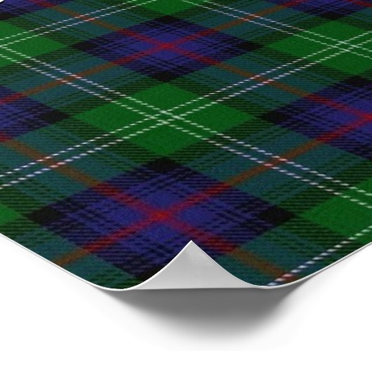 Clan Sutherland's Old Dunrobin Castle Coffee Co. Poster (Ecke)