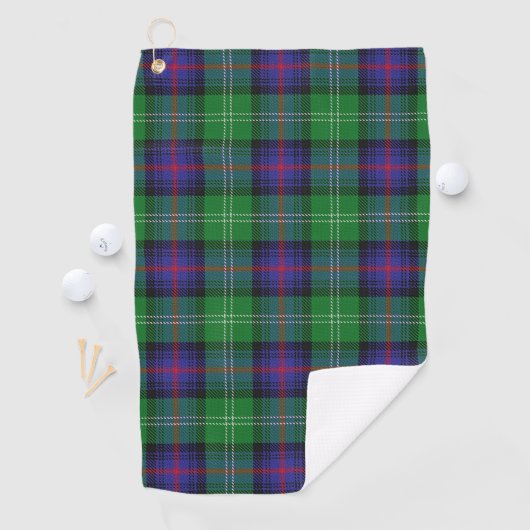 Clan-SutherlandScottishTartan Golfhandtuch (Insitu)