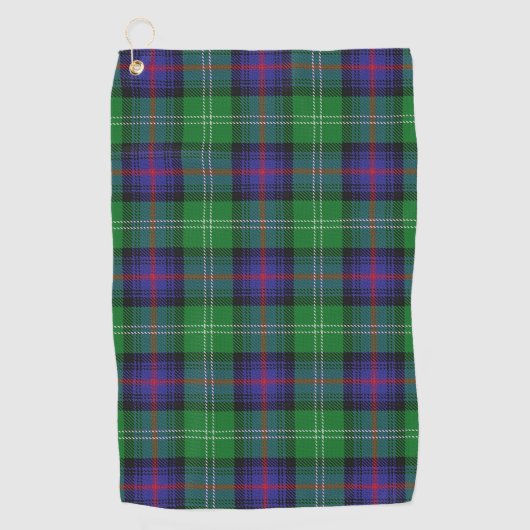Clan-SutherlandScottishTartan Golfhandtuch (Vorderseite)