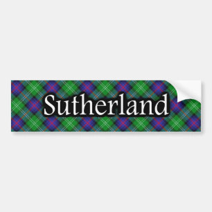 Clan-Sutherlandtartan-Autoaufkleber Autoaufkleber