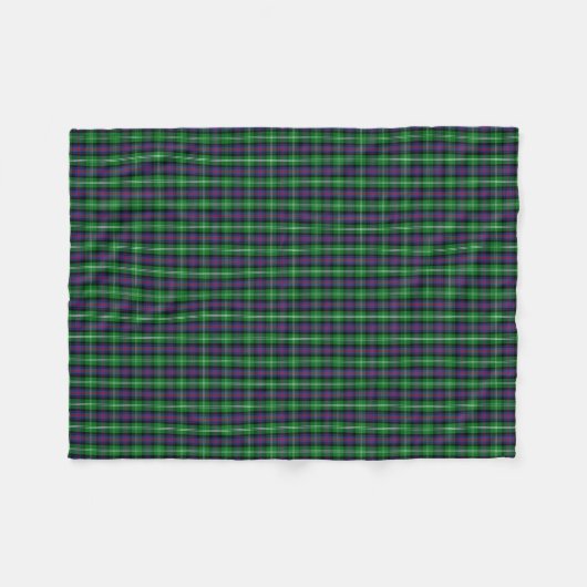 Clan-SutherlandTartan Fleecedecke (Vorderseite (Horizontal))