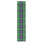 Clan-SutherlandTartan Kurzer Tischläufer (Vorderseite)