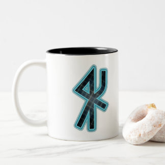 Clan Sverker Bindungs-Rune-Tasse Zweifarbige Tasse