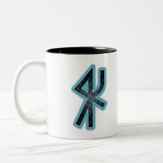 Clan Sverker Bindungs-Rune-Tasse Zweifarbige Tasse (Links)
