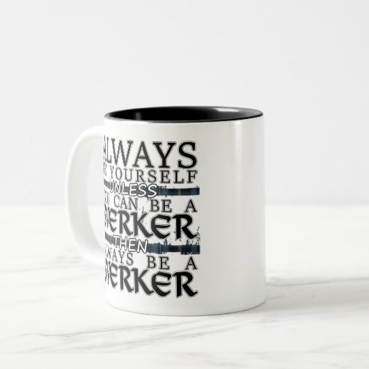 Clan Sverker "ist immer ein Sverker" Tasse (Vorderseite Links)