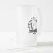 Clan Sverker "Jökull" mattiertes Bier Stein Mattglas Bierglas (VorderseiteRechts)