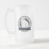 Clan Sverker "Jökull" mattiertes Bier Stein Mattglas Bierglas (Links)
