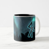 Clan Sverker "Segulljós" Bindungs-Rune-Tasse Zweifarbige Tasse (VorderseiteRechts)