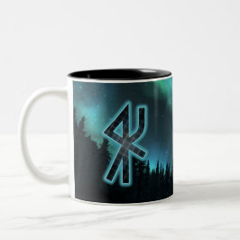 Clan Sverker "Segulljós" Bindungs-Rune-Tasse Zweifarbige Tasse
