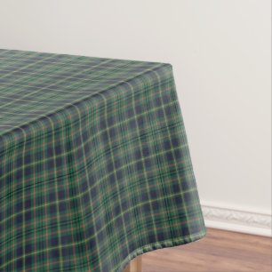 Clan Taylor hellgrün und MarineScottishTartan Tischdecke