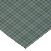 Clan Taylor Light Green und Navy Scottish Tartan Tischdecke (Schrägansicht)