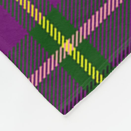 Clan Taylor Tartan Kariert Fleecedecke (Ecke)