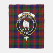 Clan Tennant Tartan Kariert Fleecedecke (Vorderseite)