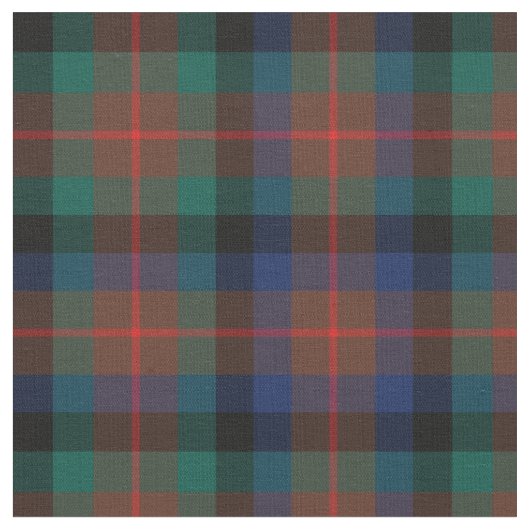 Clan Tennant Tartan Stoff (Nahaufnahme)