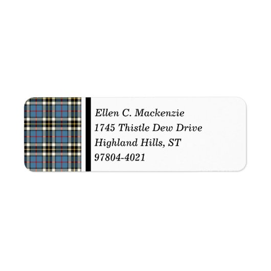 Clan Thompson Blue Dress Tartan (Vorne)