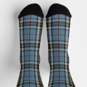 Clan Thompson Dress Blue Tartan Socken (Oben)