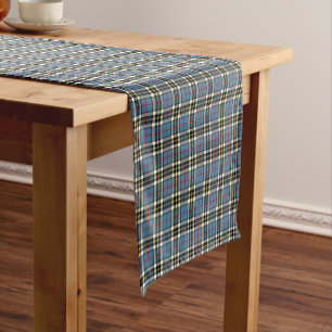 Clan-Thompson hellblauer Scottish-KleiderTartan Kurzer Tischläufer