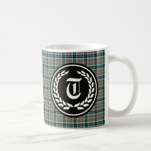 Clan-Thompson-Jagdtartan-Monogramm Kaffeetasse