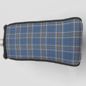 Clan Thompson Kariert Gray Blue Karo Tartan Golf Headcover (Vorderseite)
