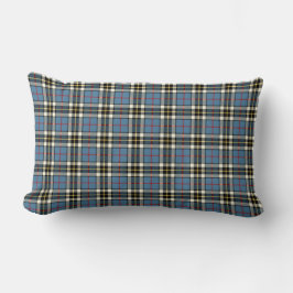 Clan Thompson Light Blue und Black Tartan Lendenkissen