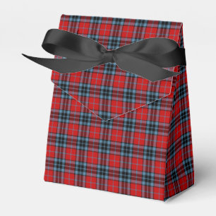 Clan Thompson roter, blauer und schwarzer Geschenkschachtel