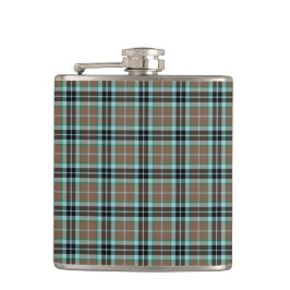 Clan Thompson Scottish Hunting Tartan Flachmann