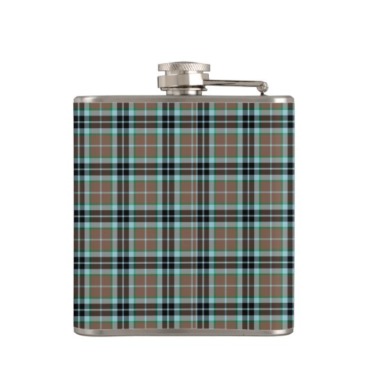 Clan Thompson Scottish Hunting Tartan Flachmann (Rückseite)