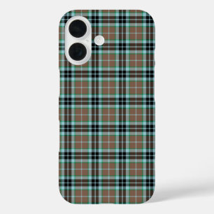 Clan Thompson Scottish Hunting Tartan Tan Karo iPhone 16 Hülle