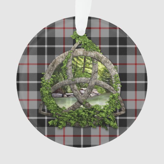 Clan-ThompsonTartanceltic-Dreiheit Ornament (Vorderseite)