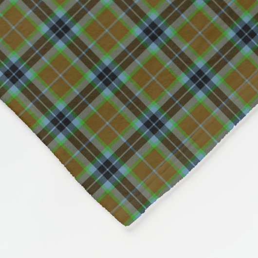 Clan-ThomsonTartan Fleecedecke (Ecke)