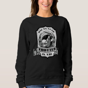 Clan Trotter Schwertkämpfer Schottisches Abzeichen Sweatshirt