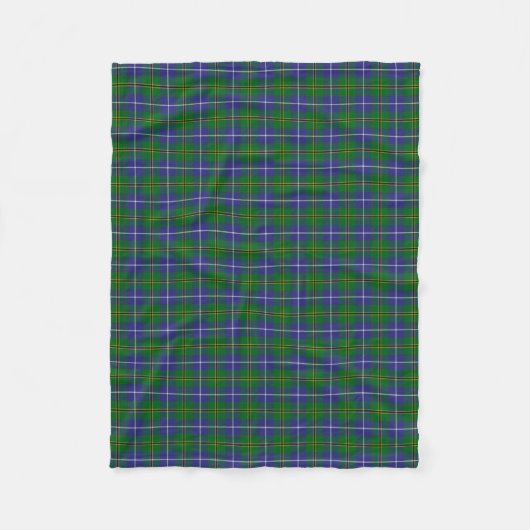 Clan Turnbull Jagd Tartan Kariert Fleecedecke (Vorderseite)