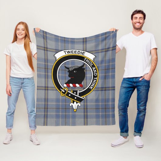 Clan Tweedie Tartan Kariert Fleecedecke (Beispiel)