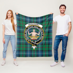 Clan Urquhart Ancient Tartan Kariert Fleecedecke