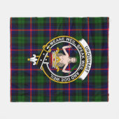 Clan Urquhart Modern Tartan Kariert Fleecedecke (Vorderseite (Horizontal))