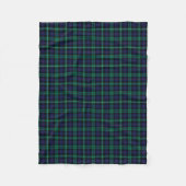 Clan Urquhart Tartan Blue und Green Scott Kariert Fleecedecke (Vorderseite)