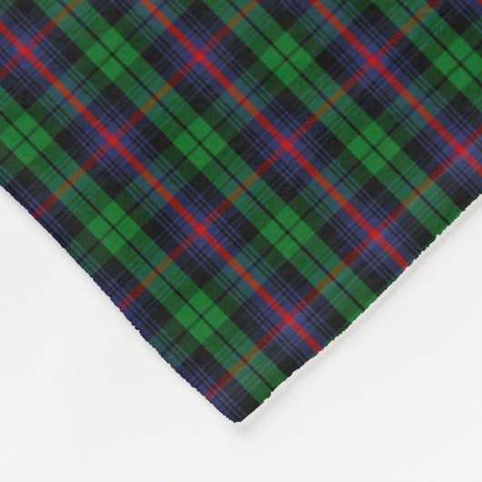 Clan Urquhart Tartan Fleecedecke (Ecke)
