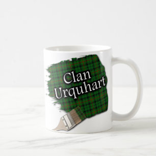 Clan Urquhart Tartan Paint Brush Cup Tasse
