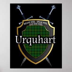 Clan Urquhart Tartan-schottisches Schild u.