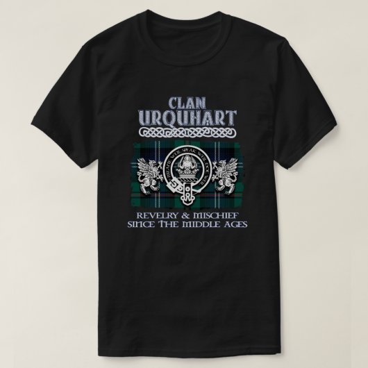 Clan Urquhart Wappen Schottischer Clans Scottish S T-Shirt (Design vorne)