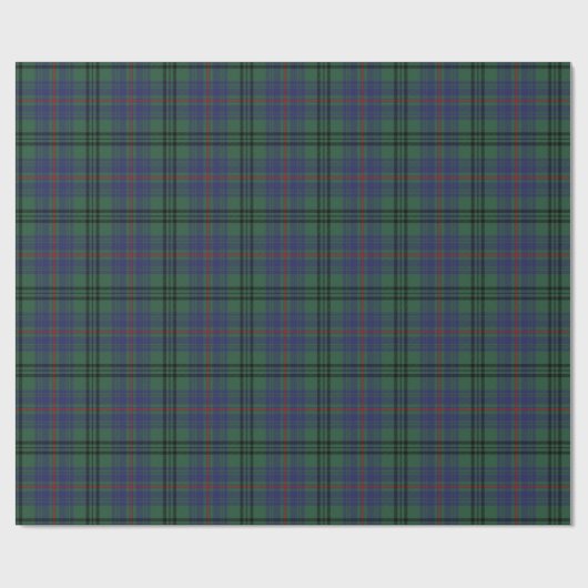 Clan Walker Tartan Kariert Geschenkpapier (Flach)