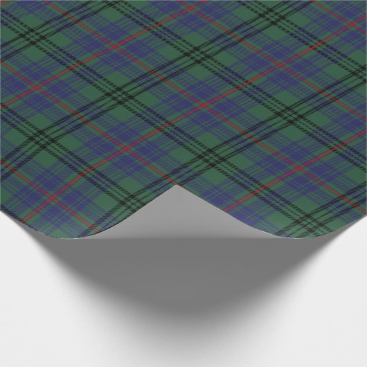 Clan Walker Tartan Kariert Geschenkpapier (Ecke)