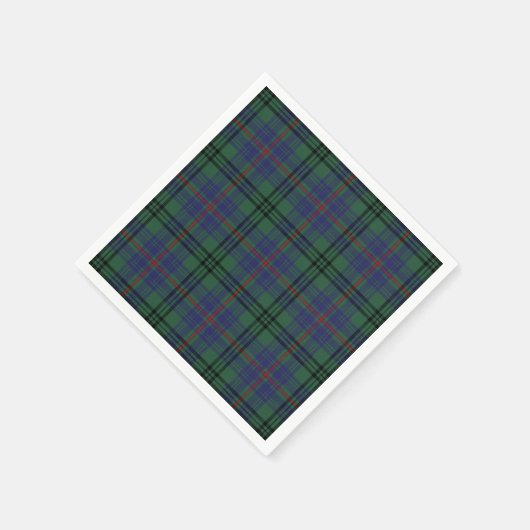 Clan Walker Tartan Serviette (Ecke)